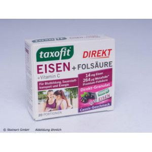 TAXOFIT Eisen+Folsäure Direkt Granulat